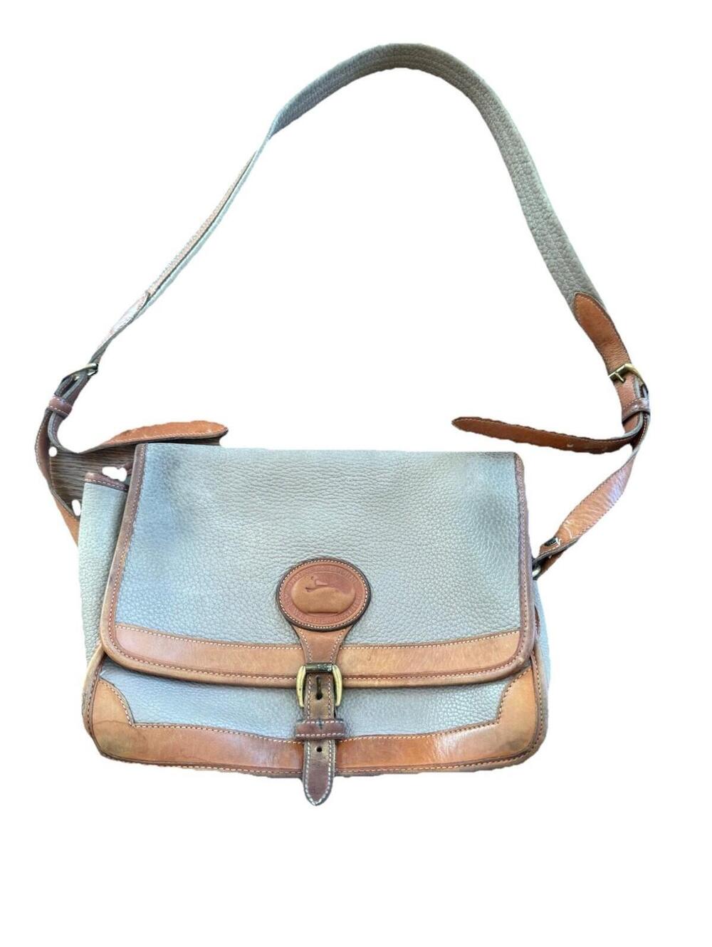 Dooney Bourke Vintage Surrey All Weather Leather Needs TLC But Intact